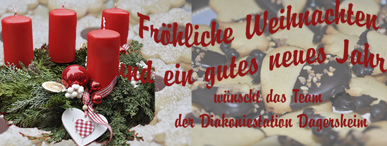 Weihnachtsgrüße der Diakoniestation Dagersheim